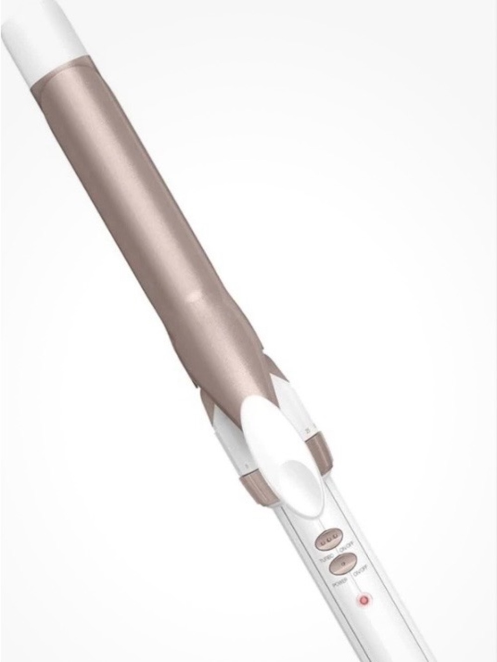 Conair Double Ceramic 1” Styling Tool with Rose Gold Barrel Multiple Settings.